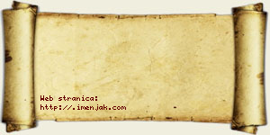 Natalija Isaković vizit kartica